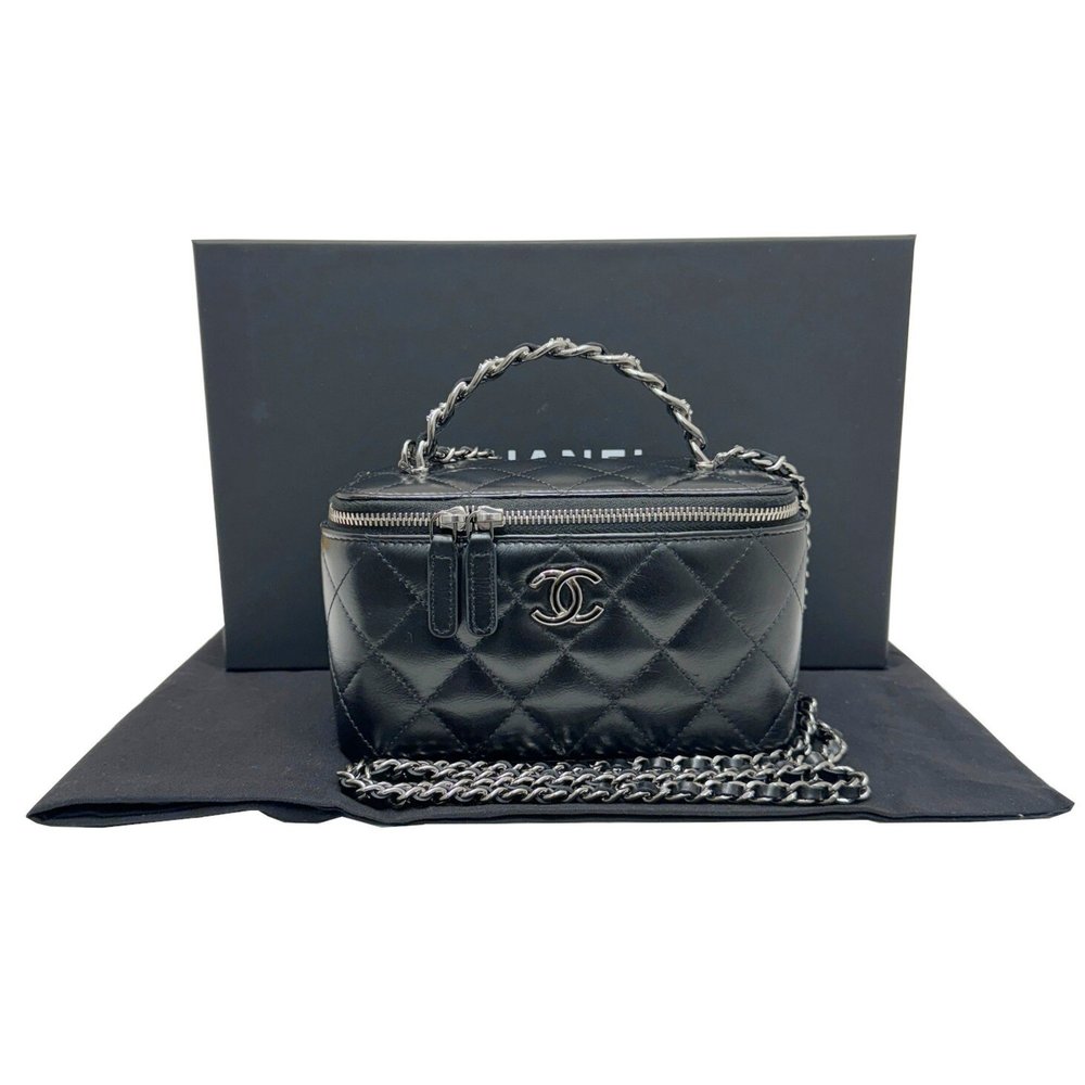 CHANEL Chanel Matelasse Vanity Chain 2-way Shoulder AP3593 Coco Mark Handle R... - Picture 14 of 14